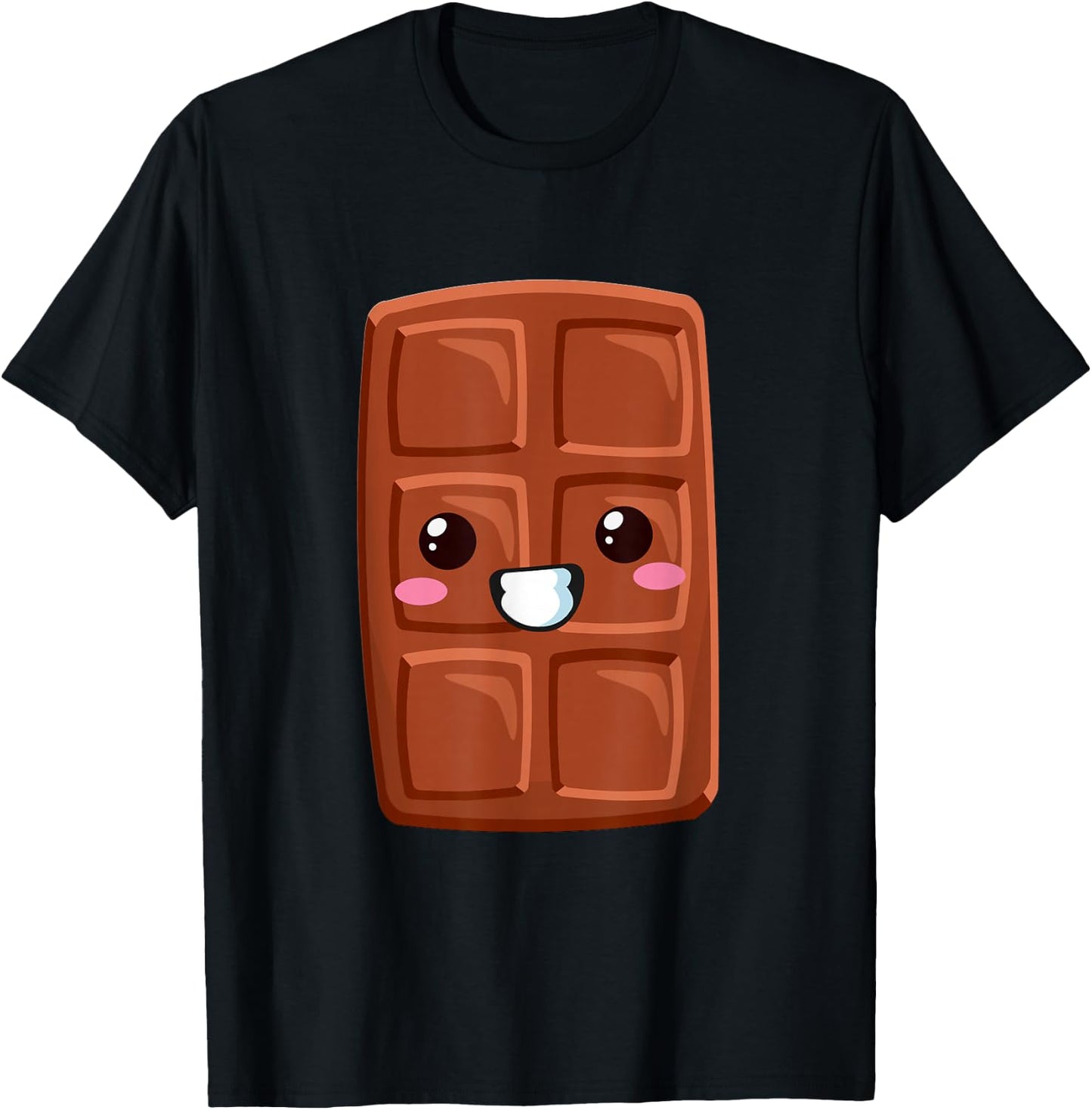 Kawaii Halloween Group Costume Party S'Mores Chocolate Bar T-Shirt - T-Shirt | Black