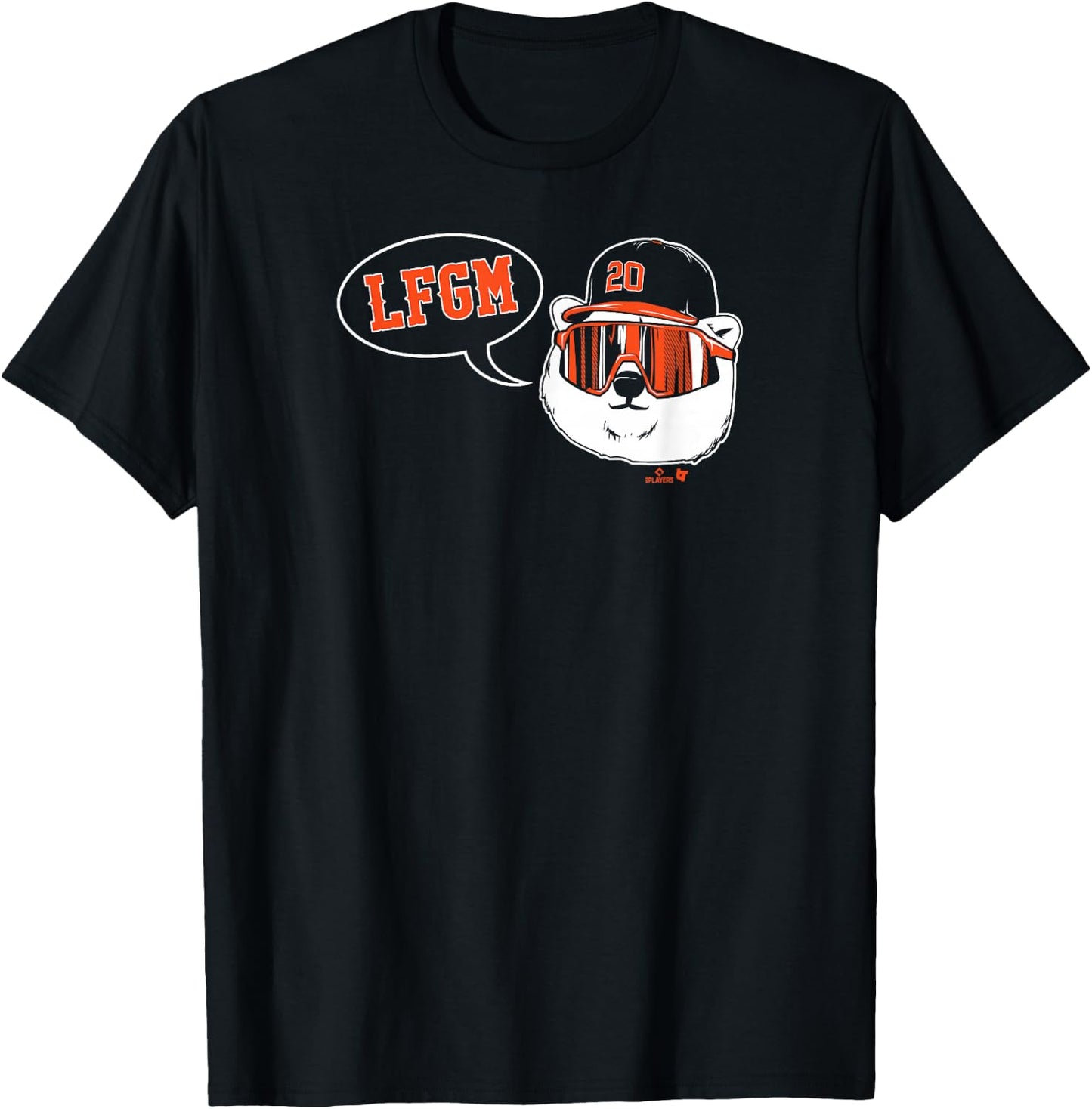 Pete Alonso - LFGM Polar Bear - New York Baseball T-Shirt - T-Shirt | Black