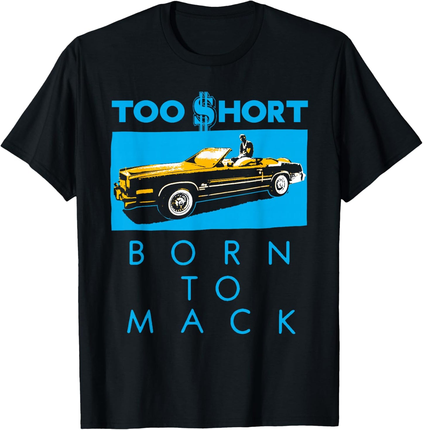 Too Short - Born To Mack Hi Contrast T-Shirt - T-Shirt | Black