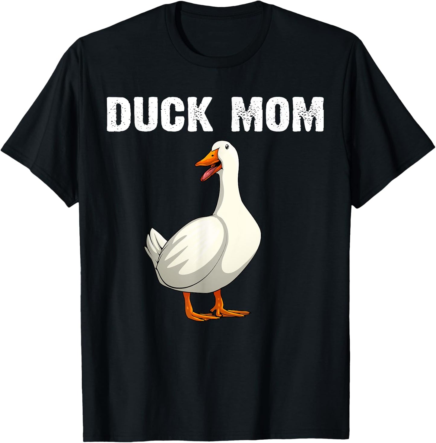 Cool Duck Mom Mother Mama Farm Animal Lover Ducks T-Shirt - T-Shirt | Black
