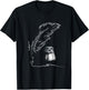 Feather Inkpot - Author Book Writer Novelist Poet Writing Small T-Shirt - T-Shirt | Black