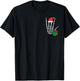 Christmas Rocker Skeleton Hand Pocket Xmas Rock Men Boys Kid T-Shirt - T-Shirt | Black