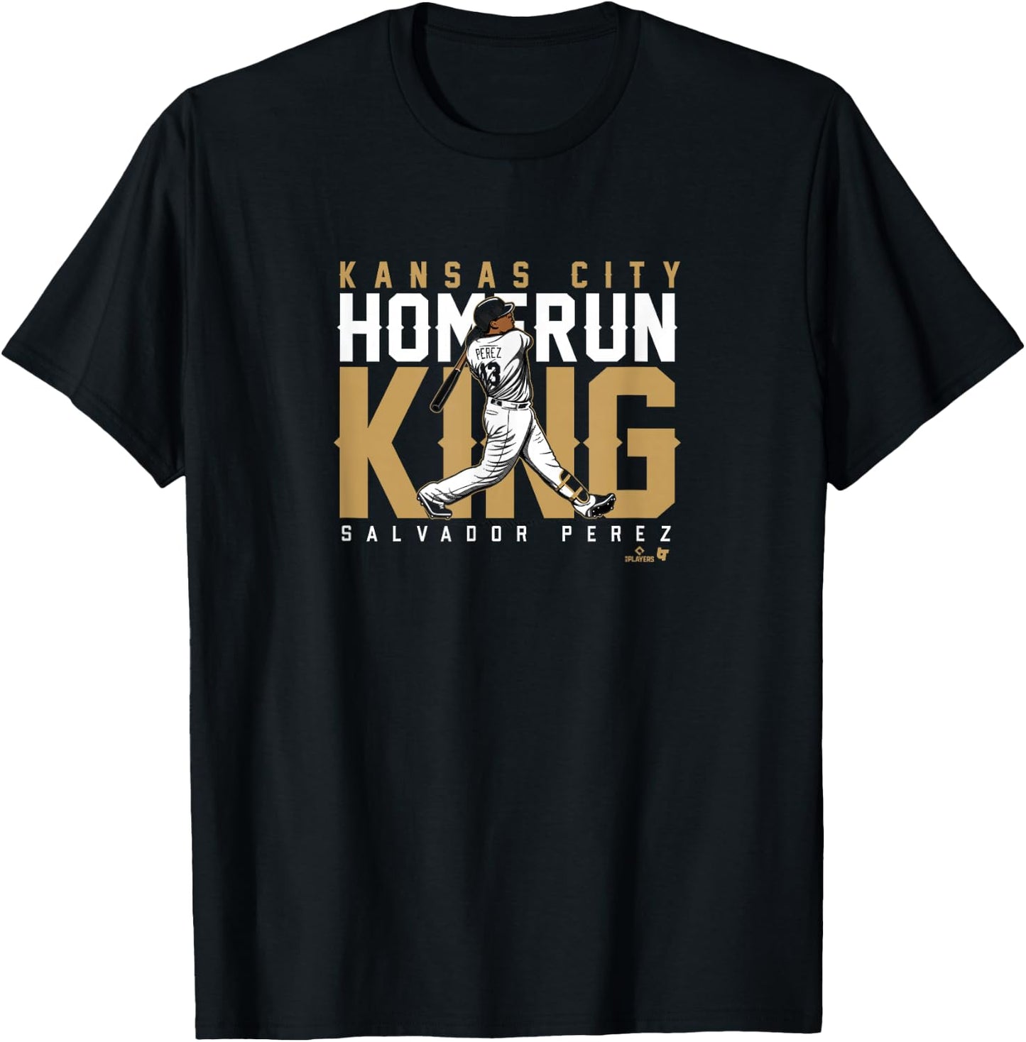 Salvador Perez: KC Home Run King - Kansas City Baseball T-Shirt - T-Shirt | Black