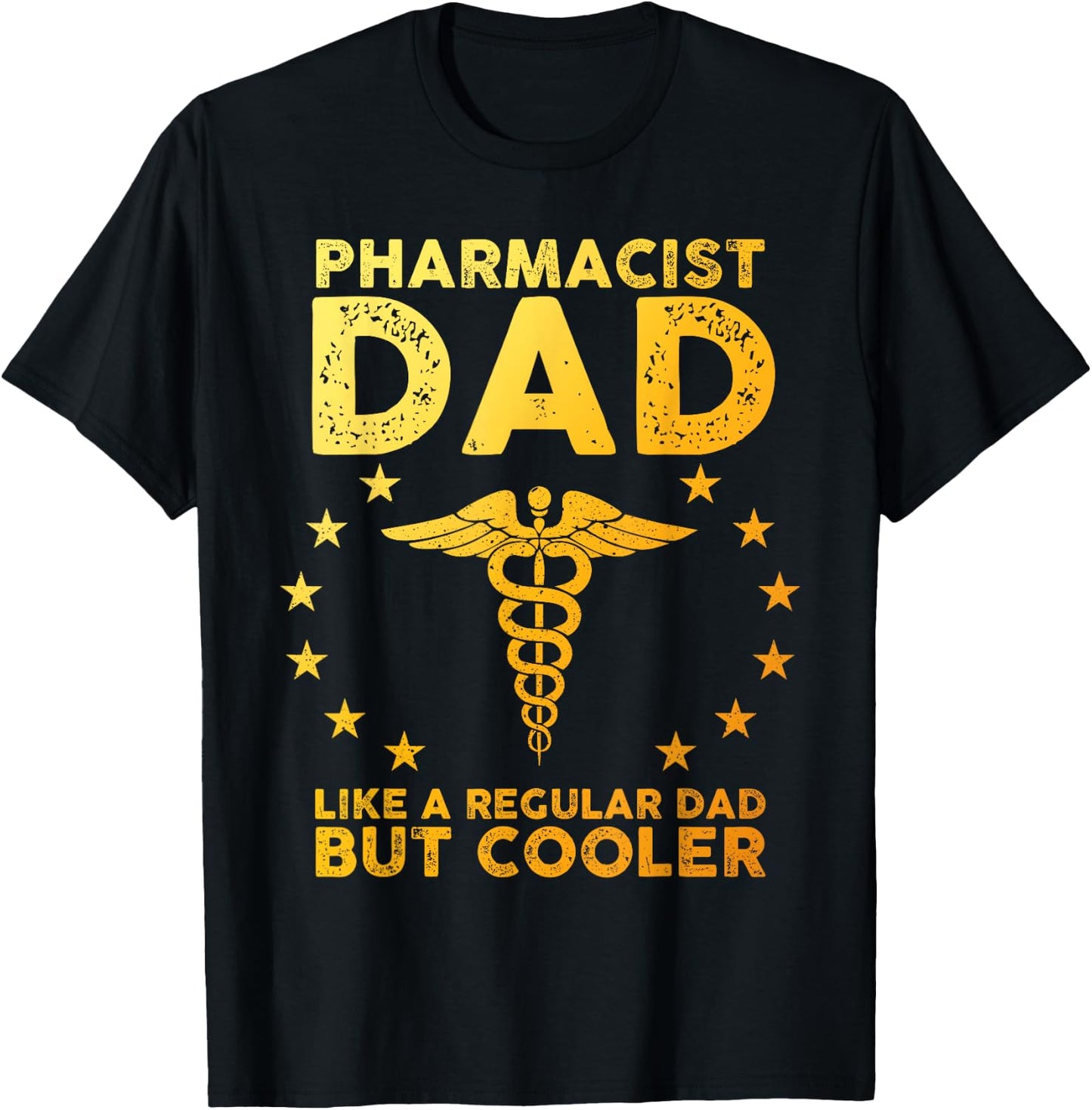 Funny Pharmacist Art For Dad Men School Pharmacy Technicians T-Shirt - T-Shirt | Black