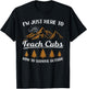 I'm Here To Teach Cubs Camping Scout Life Scout Leader T-Shirt - T-Shirt | Black