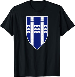 Reykjavik Iceland Flag Coat of Arms T-Shirt - T-Shirt | Black