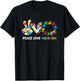 Peace Love Inclusion Sped Squad Special-Ed Teacher Daycare T-Shirt - T-Shirt | Black