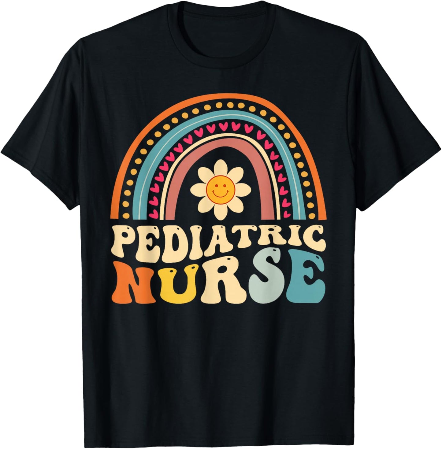 Pediatric Nurse Future Nurse Nursing School T-Shirt - T-Shirt | Black