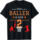 This Baller Is Now 2 Basketball Lover Funny 2th Birthday T-Shirt - T-Shirt | Black