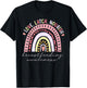 Rainbow Love Latch Nourish Breastfeeding Awareness Month T-Shirt - T-Shirt | Black