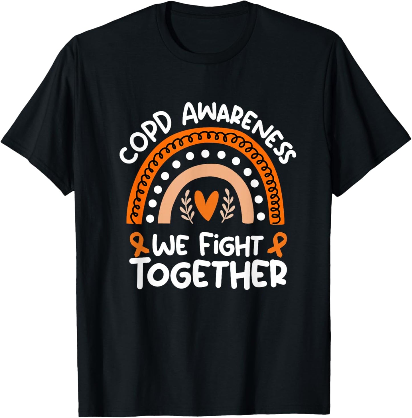 Chronic Obstructive Pulmonary Disease Awareness Shirt | COPD T-Shirt - T-Shirt | Black