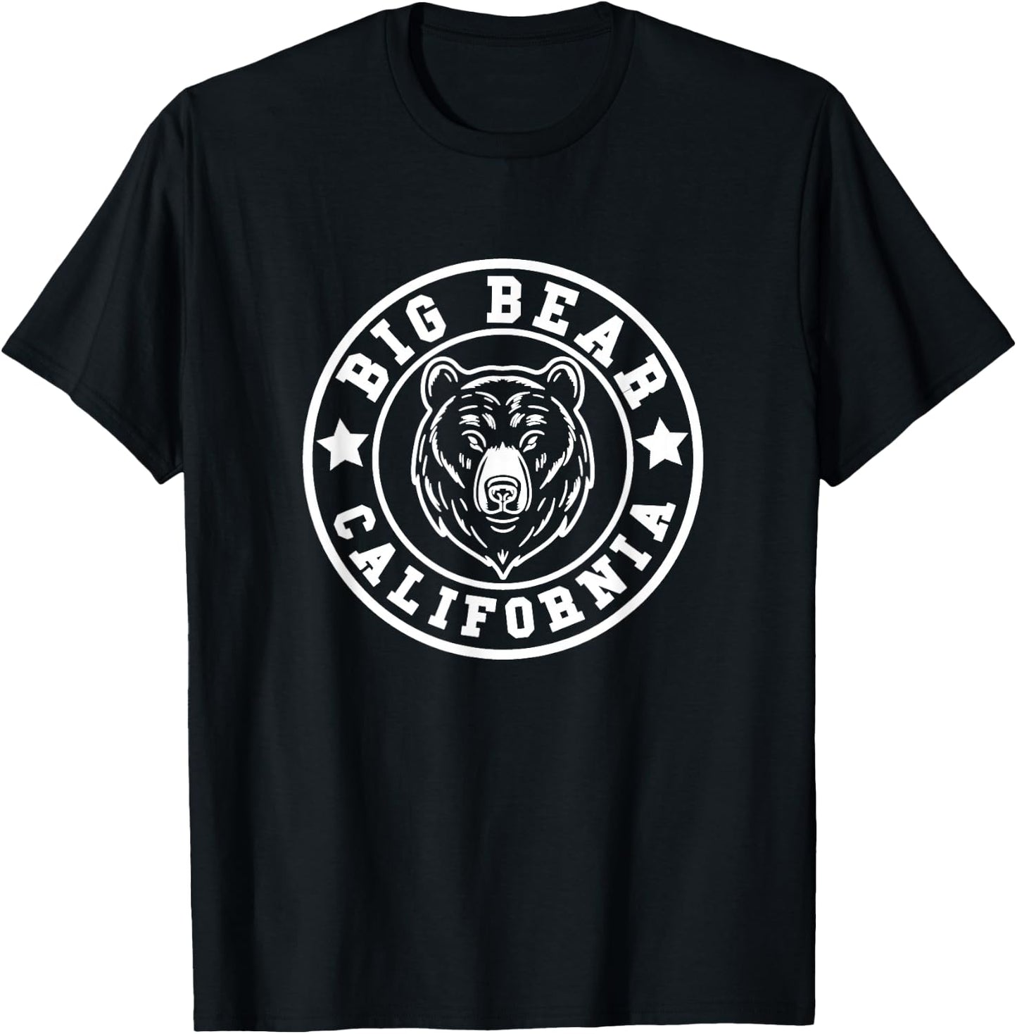 Big Bear - California - Athletic Throwback Design - Classic T-Shirt - T-Shirt | Black