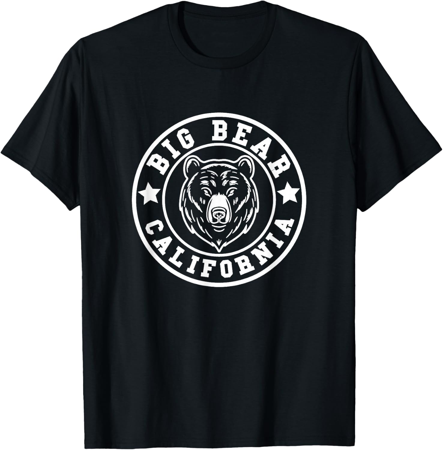 Big Bear - California - Athletic Throwback Design - Classic T-Shirt - T-Shirt | Black