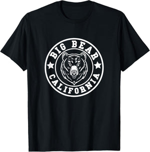 Big Bear - California - Athletic Throwback Design - Classic T-Shirt - T-Shirt | Black