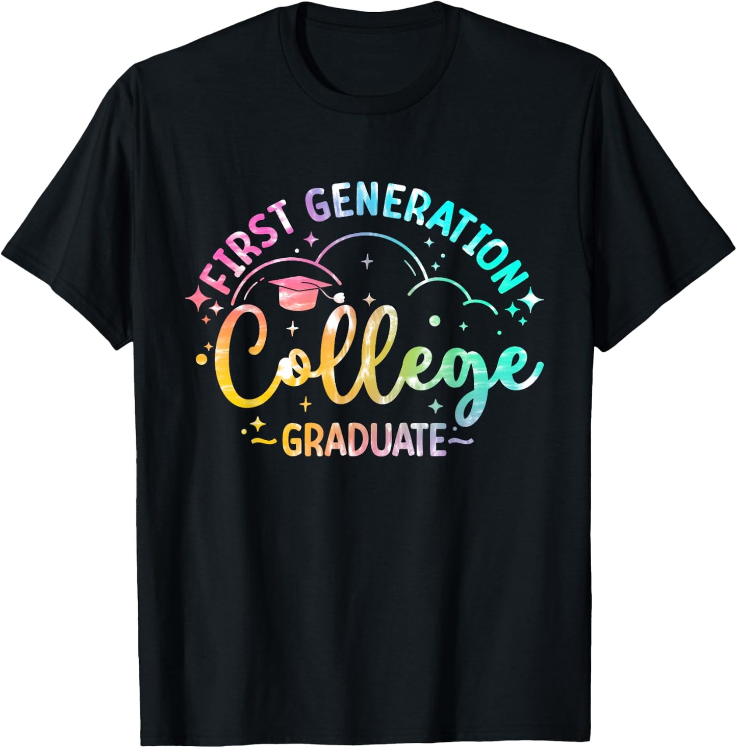 First Generation College Student First-Gen College Graduate T-Shirt - T-Shirt | Black