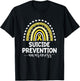 Yellow Rainbow Ribbon Support Suicide Prevention Awareness T-Shirt - T-Shirt | Black