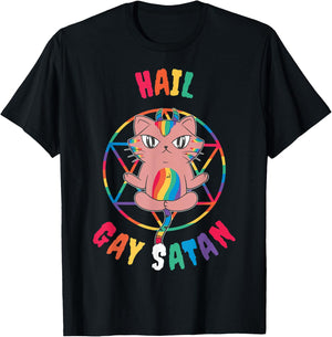 Hail Gay Satan T-Shirt - T-Shirt | Black
