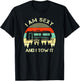 I Am Sexy And I Tow It Funny Vintage Design T-Shirt - T-Shirt | Black