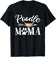 Poodle Mama Shirt Poodle Lover Owner - Dog Mom Men Women Kids T-Shirt - T-Shirt | Black