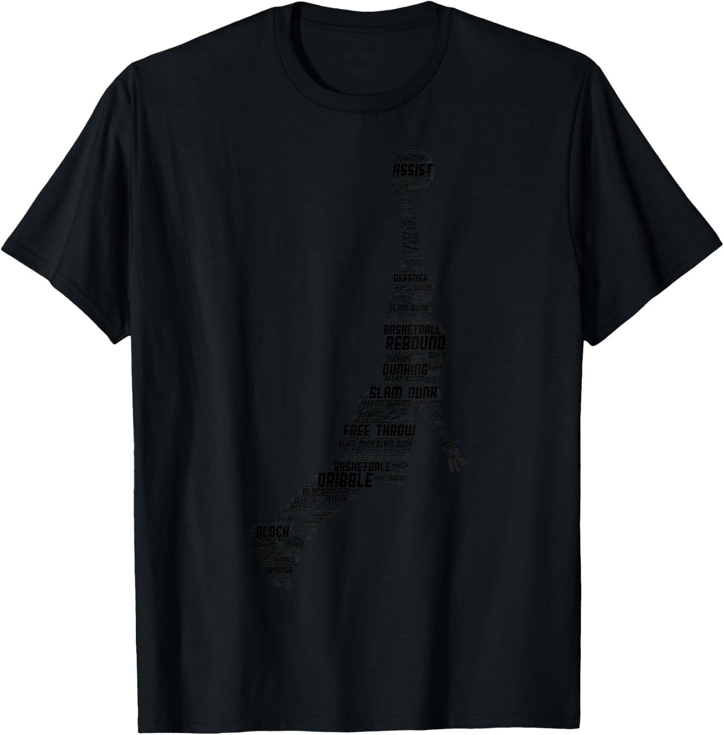 Basketball Basketball Boys Men Children T-Shirt - T-Shirt | Black