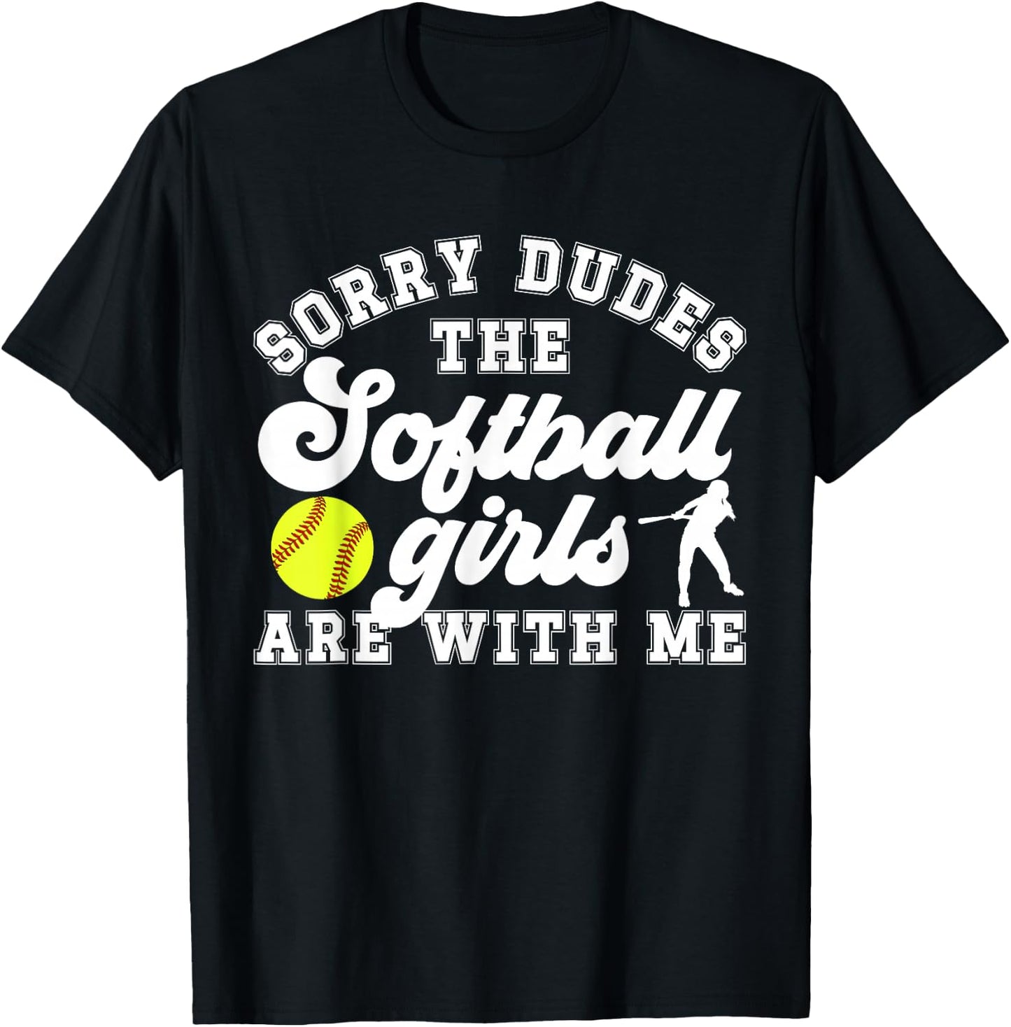 Softball Girls Softball Brother Of A Softball Player T-Shirt - T-Shirt | Black