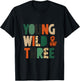 Kids Young Wild & Three Cute 3rd Birthday Wild Child Third Bday T-Shirt - T-Shirt | Black