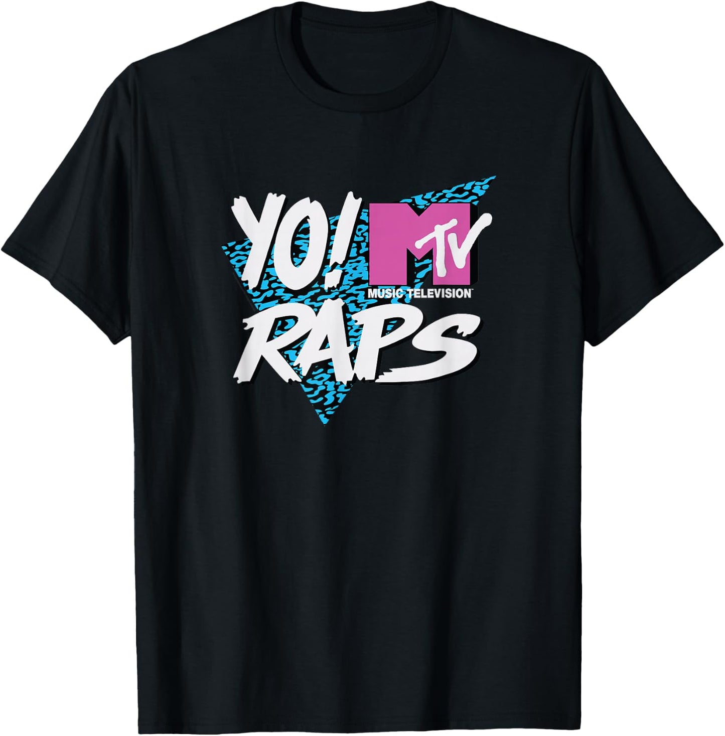 Yo! MTV Raps - MTV Raps Art T-Shirt - T-Shirt | Black