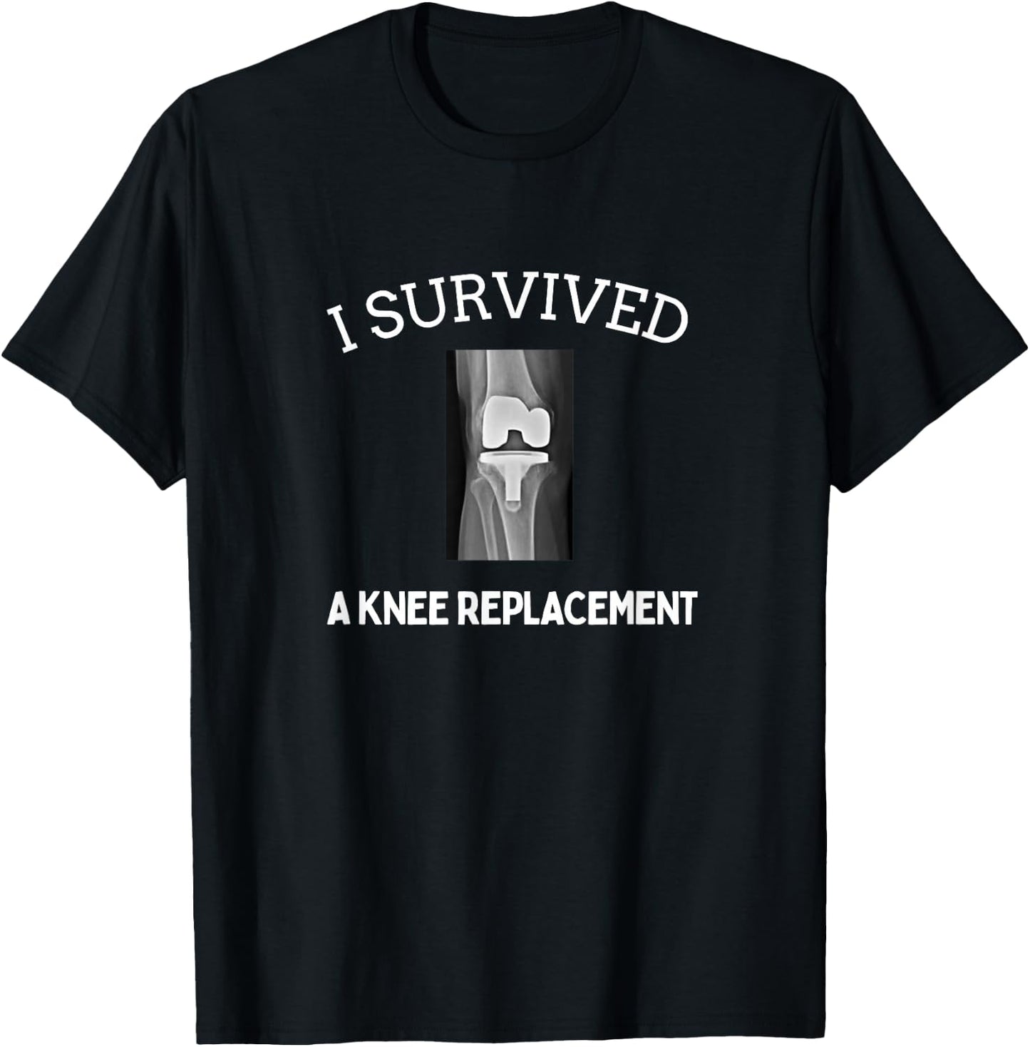 Succeed Women's Knee Replacement Birthday Celebration , Black, Small T-Shirt - T-Shirt | Black