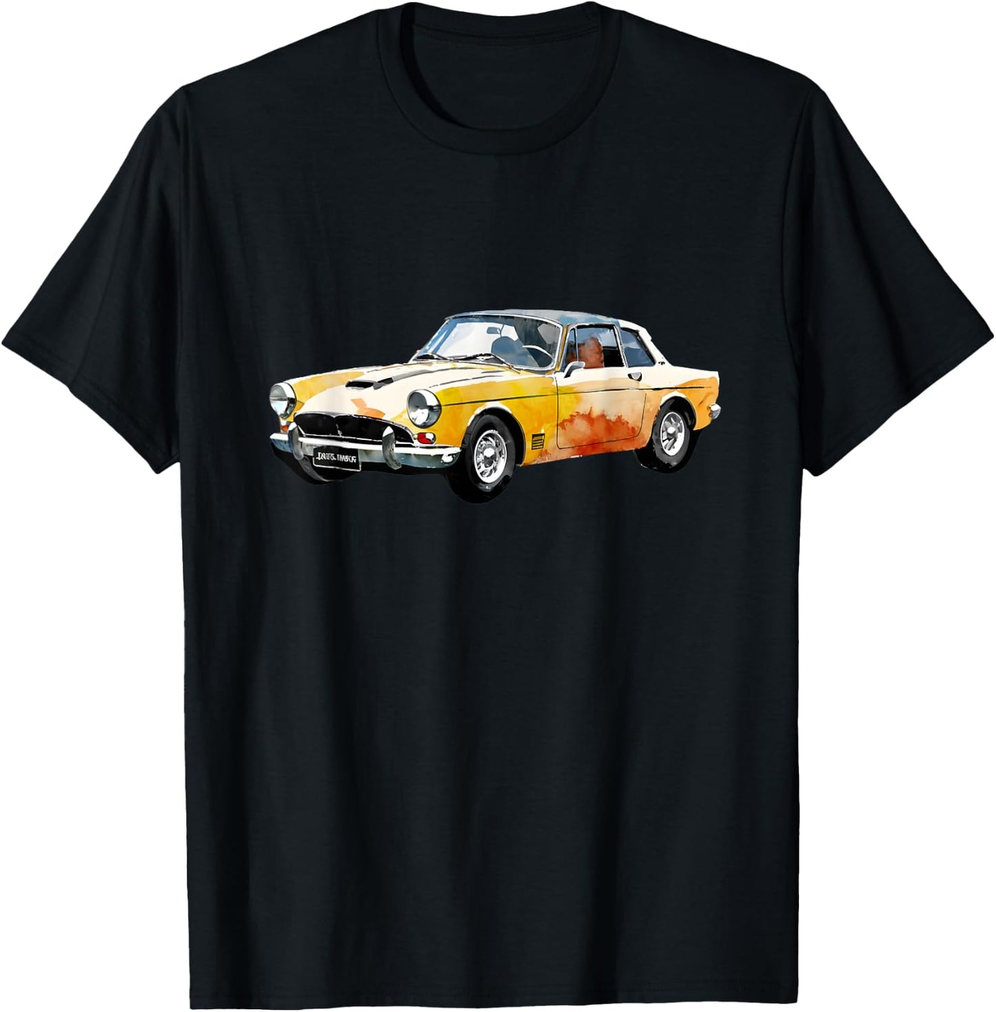 1967 Sunbeams Alpines Series V Vintage Car Graphic T-Shirt - T-Shirt | Black