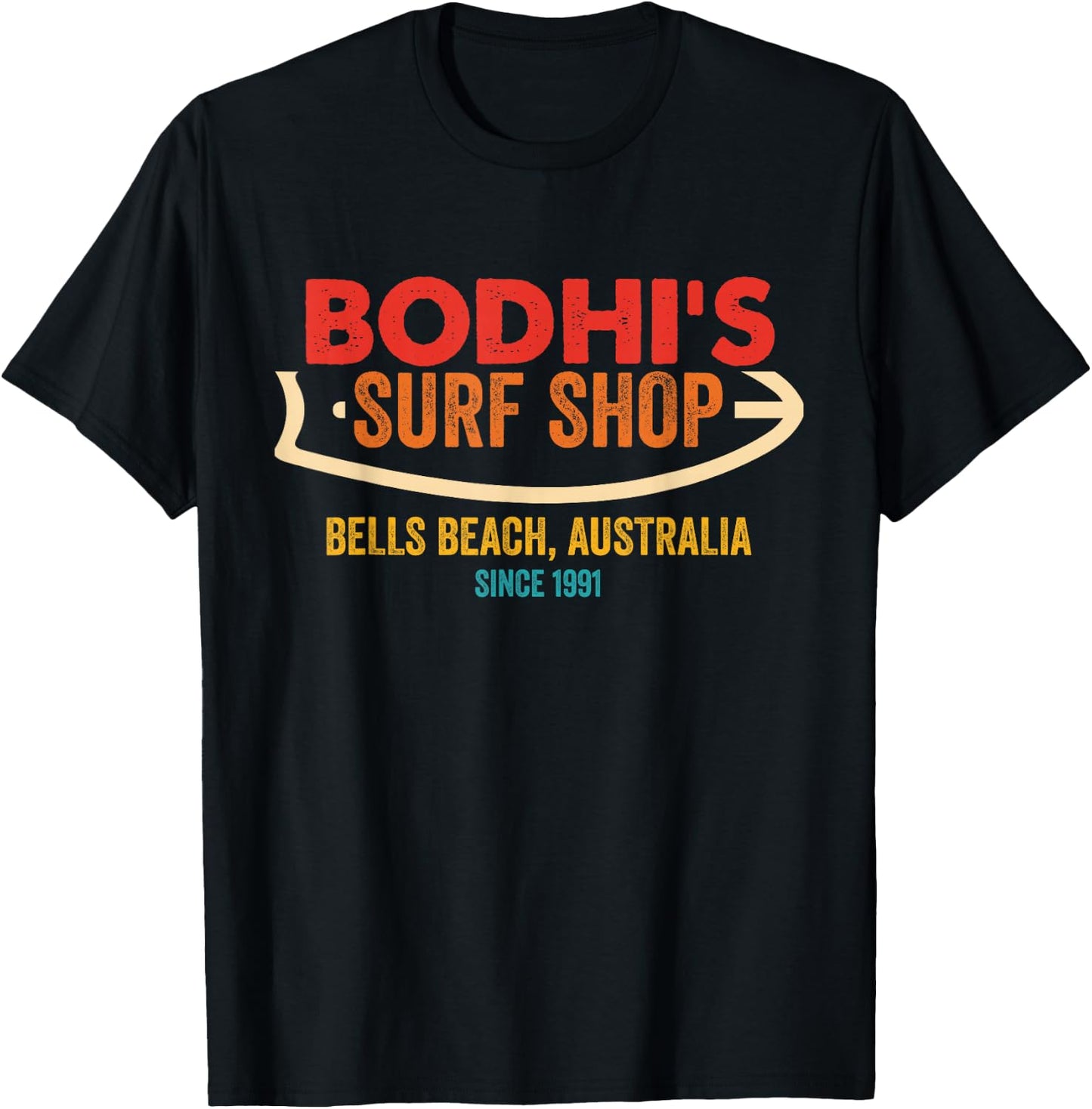 Bodhi's Surf Shop Retro T-Shirt - T-Shirt | Black