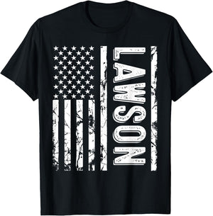 Lawson Last Name Funny Surname Team Lawson Family Reunion T-Shirt - T-Shirt | Black