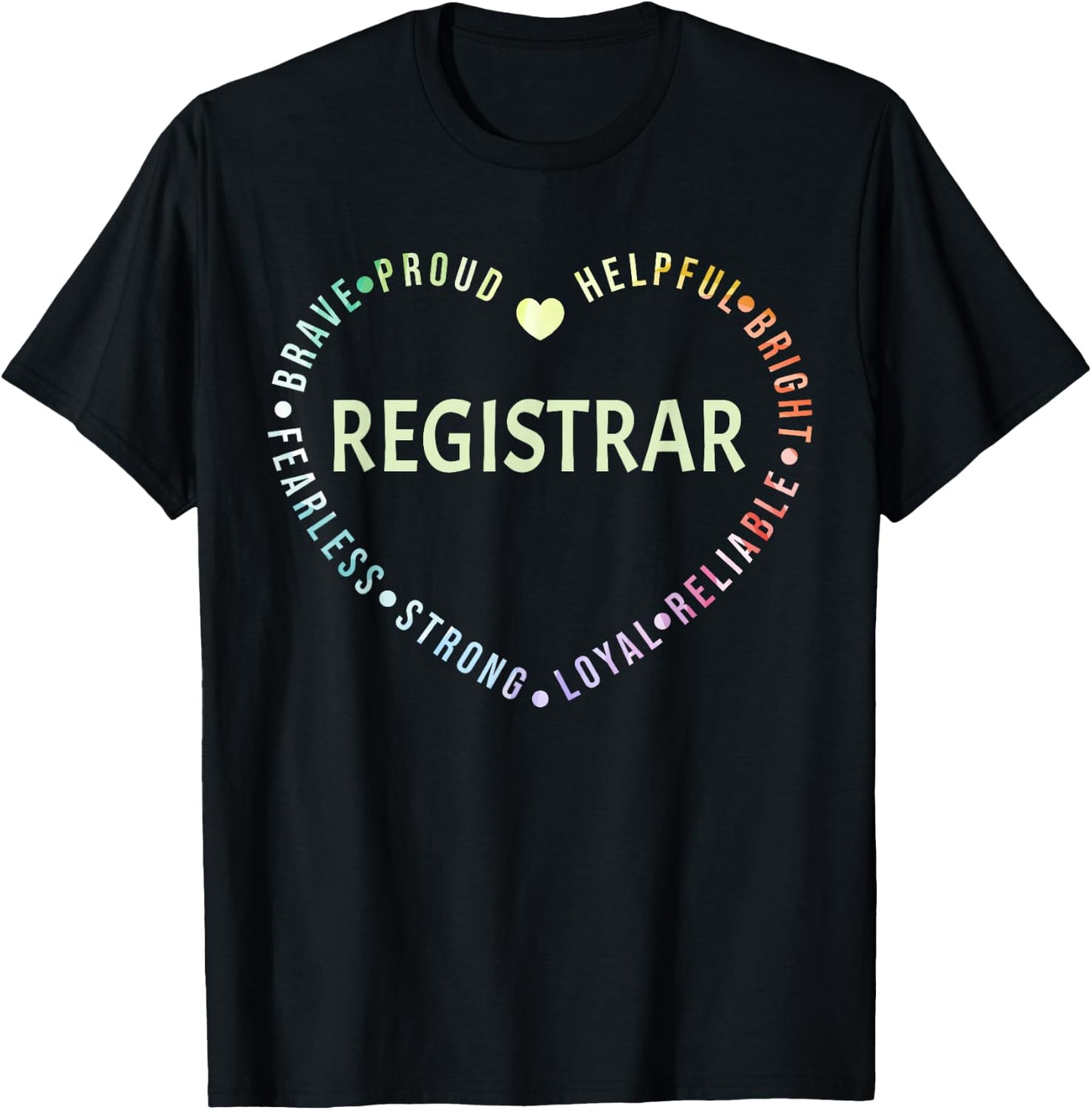 School Registrar T-Shirt - T-Shirt | Black