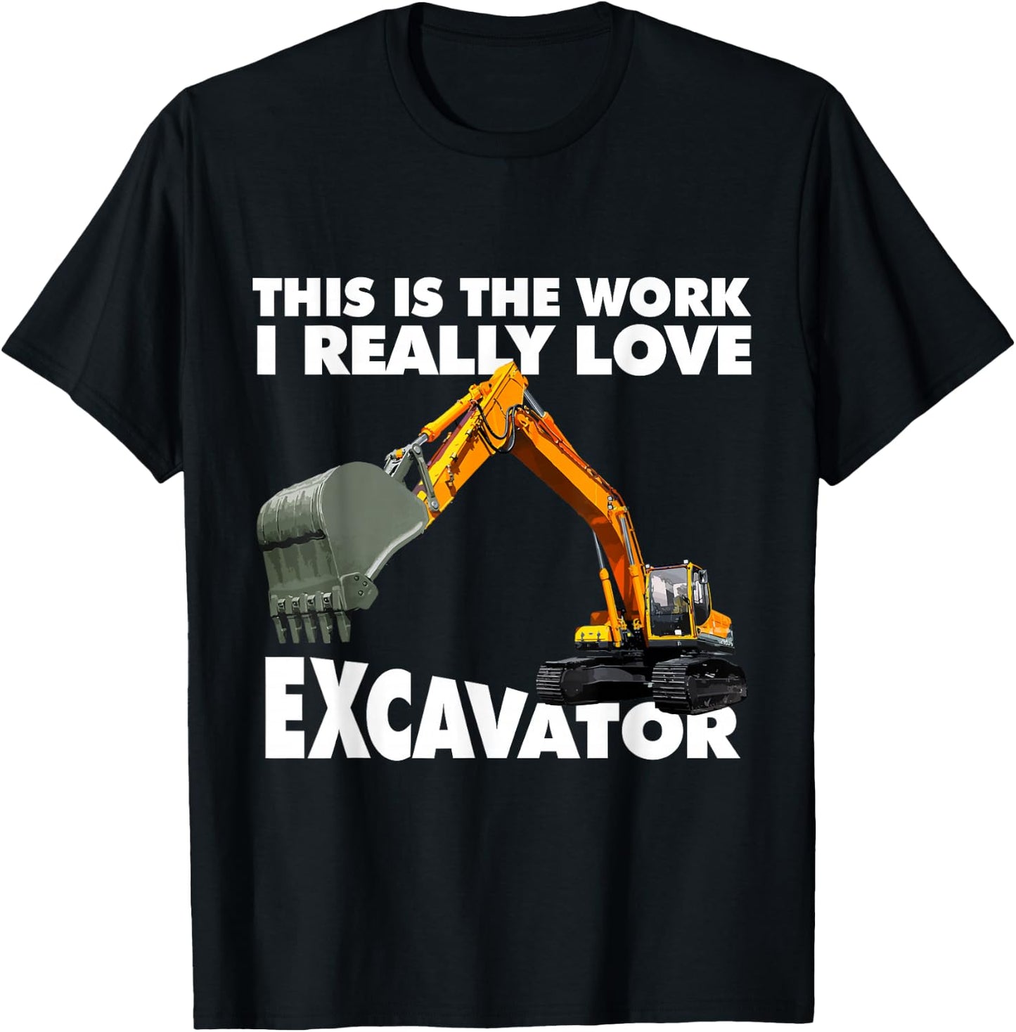 Excavator T-Shirt - T-Shirt | Black