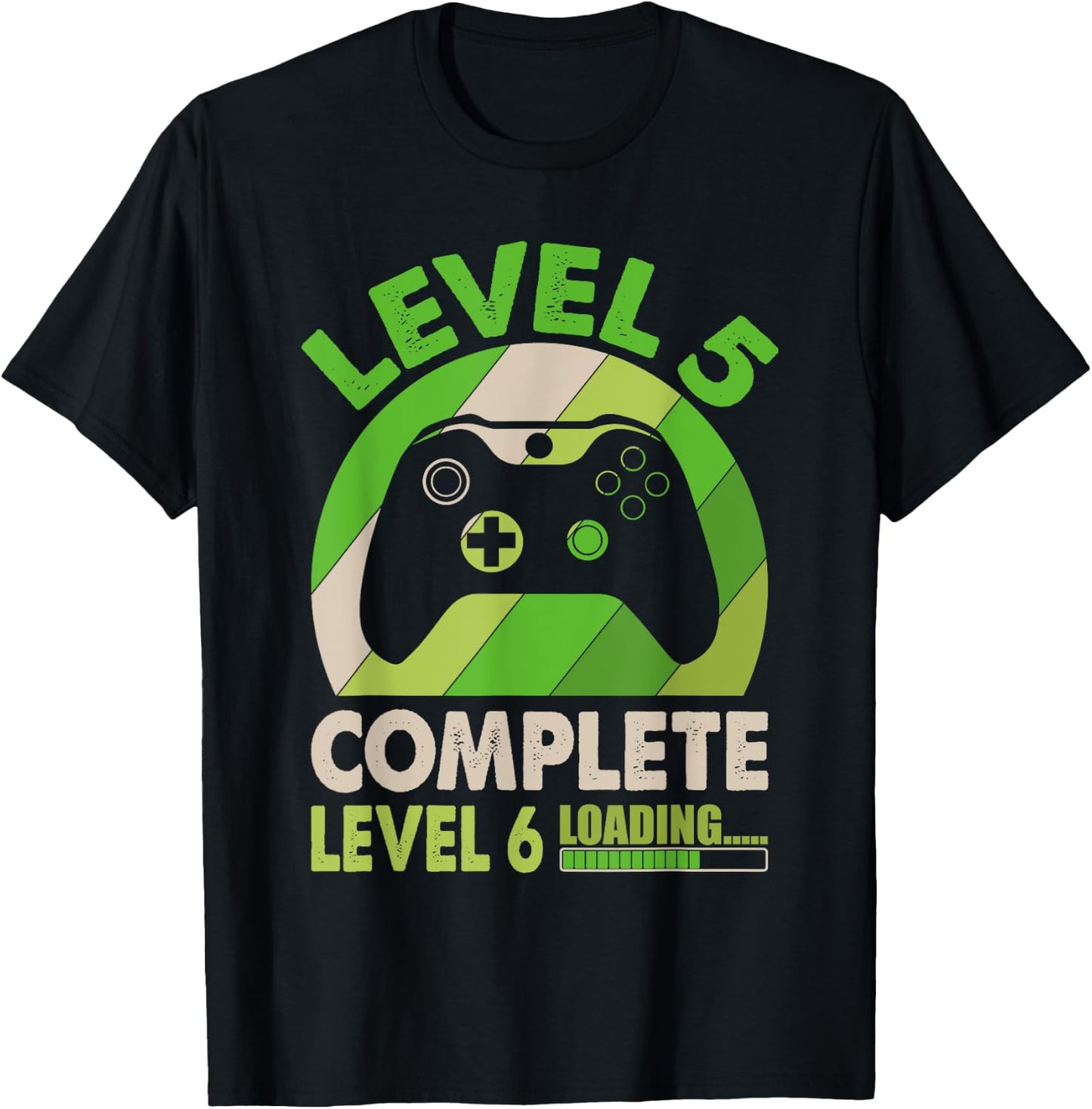 Level 5 Complete Level 6 Loading - 5th Wedding Anniversary T-Shirt - T-Shirt | Black
