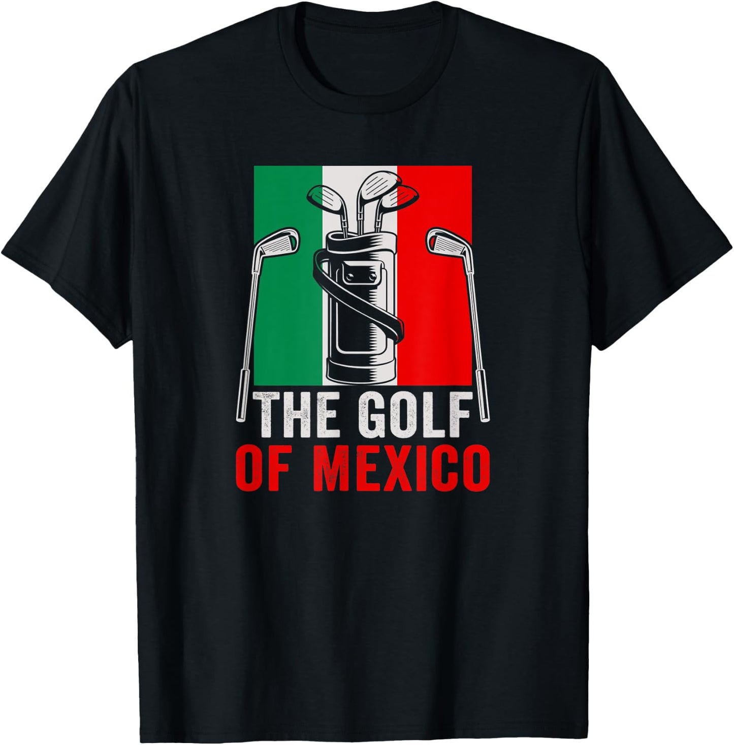 The golf of Mexico Golf Player Golf Teacher Golfer Women T-Shirt - T-Shirt | Black