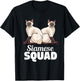 Siamese Cat Gift Men Kids - Love My Siamese Cat T-Shirt - T-Shirt | Black