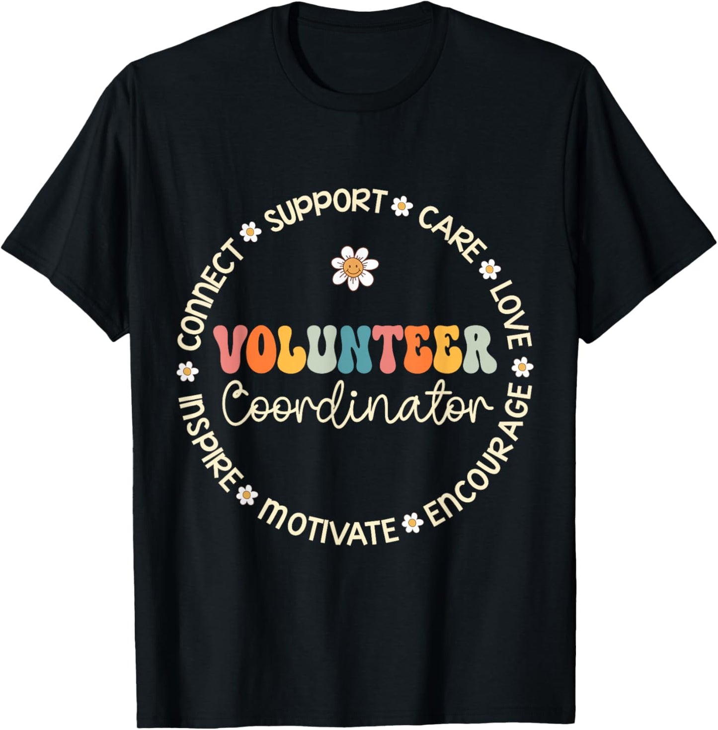 Volunteer Coordinator Appreciation Week Back to School T-Shirt - T-Shirt | Black