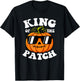 Pumpkin King Of The Patch Shirt Funny Halloween Family T-Shirt - T-Shirt | Black