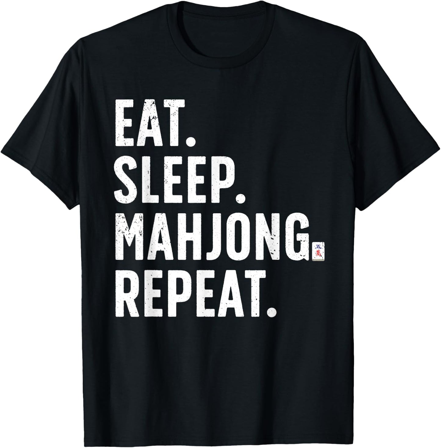 Cool Mahjong Women Strategy Tile Game Mahjong Lover T-Shirt - T-Shirt | Black
