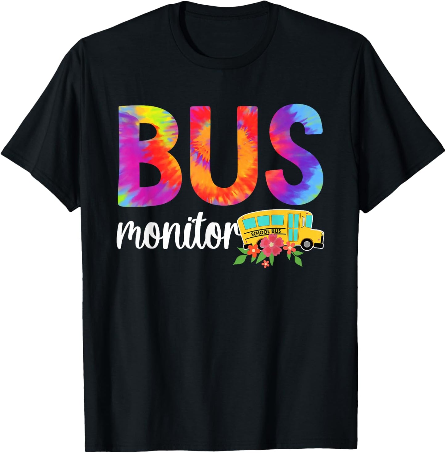 Bus Monitor Appreciation School Bus Monitor T-Shirt - T-Shirt | Black