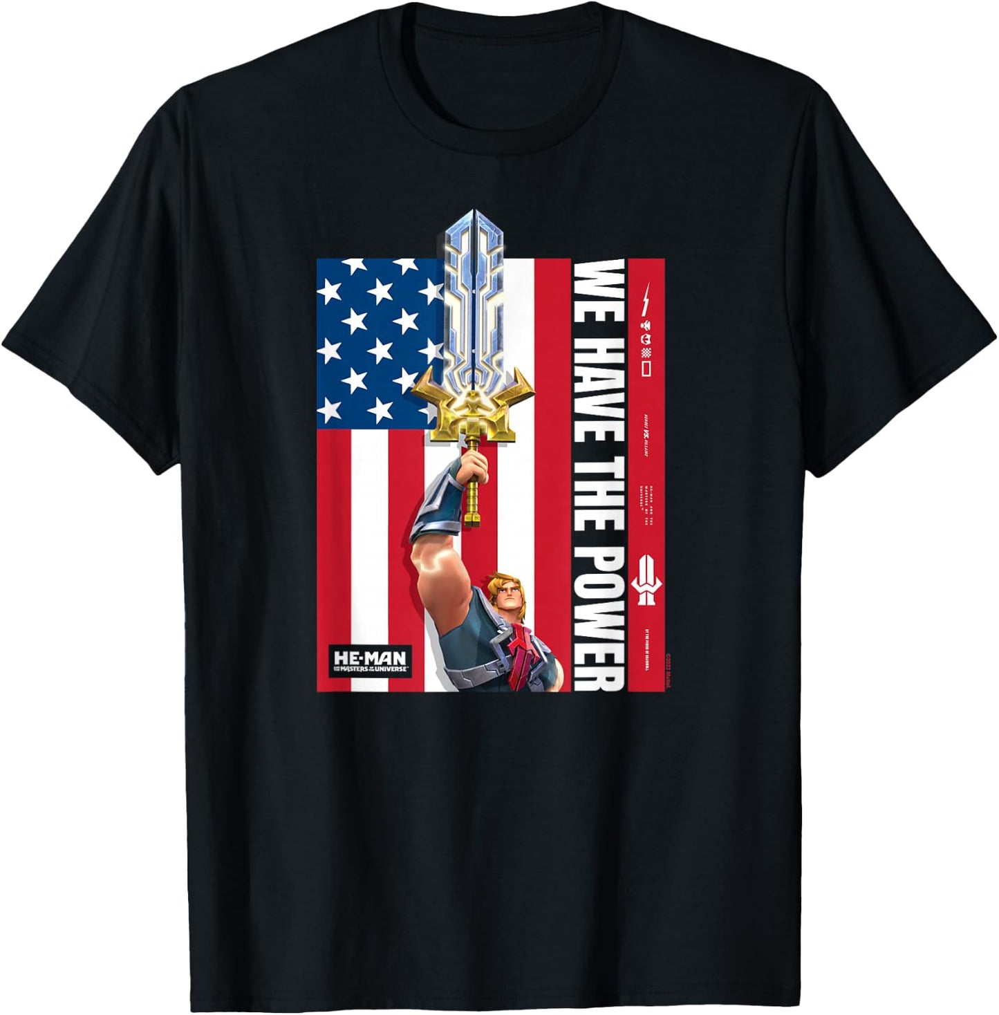 Masters of The Universe - We Have The Power T-Shirt - T-Shirt | Black