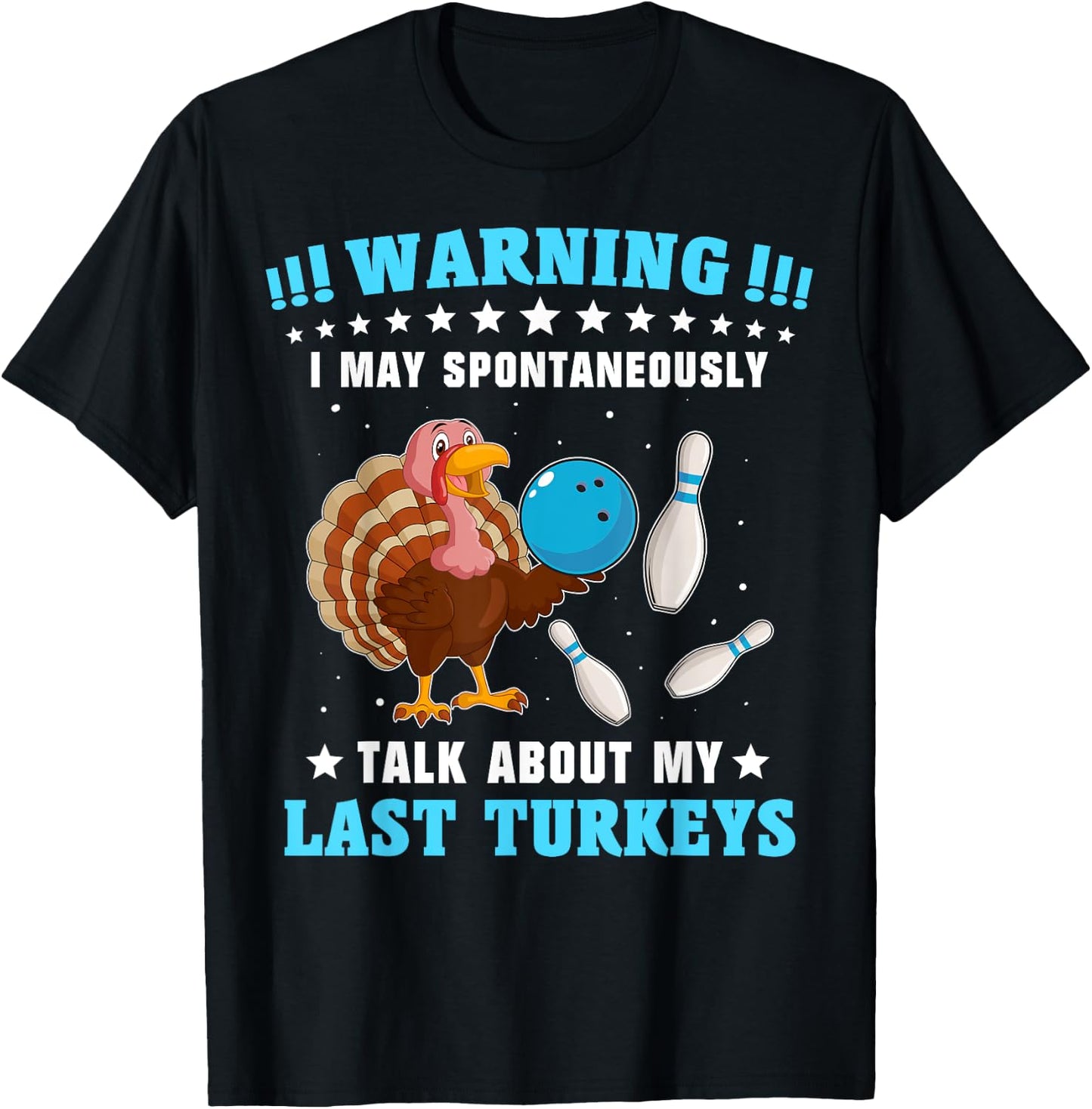 Bowling Player Men Strike Spare Bowler T-Shirt - T-Shirt | Black