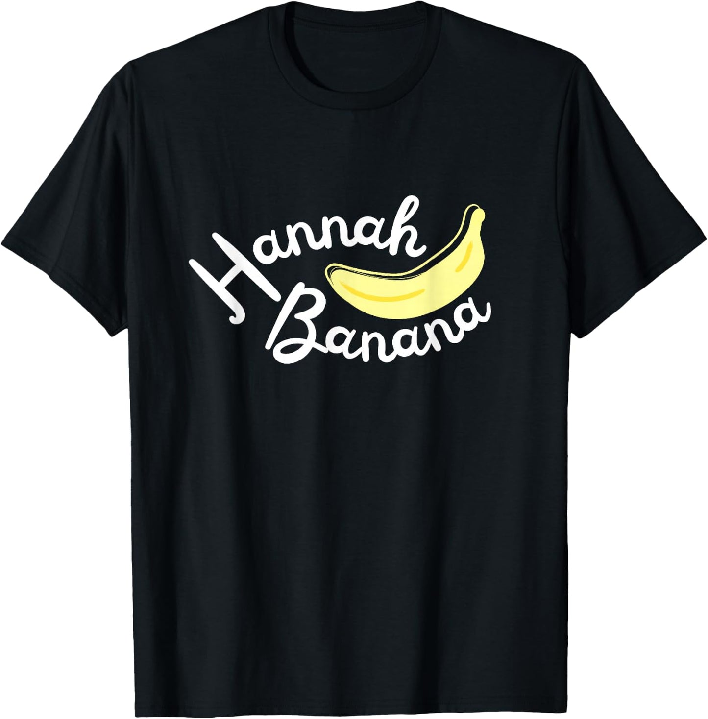 Hannah Banana Nickname T-Shirt - T-Shirt | Black