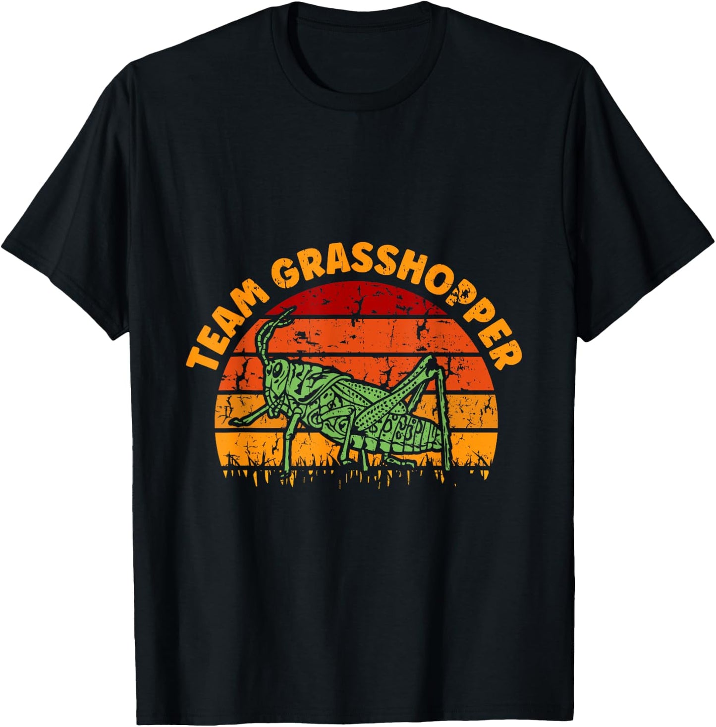 Retro Team Grasshopper T-Shirt - T-Shirt | Black