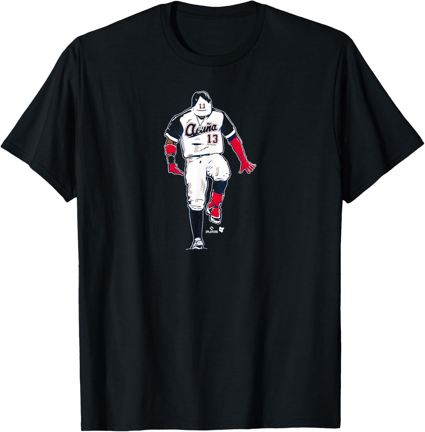 Ronald Acuña Jr. - The Silencer - Atlanta Baseball T-Shirt - T-Shirt | Black