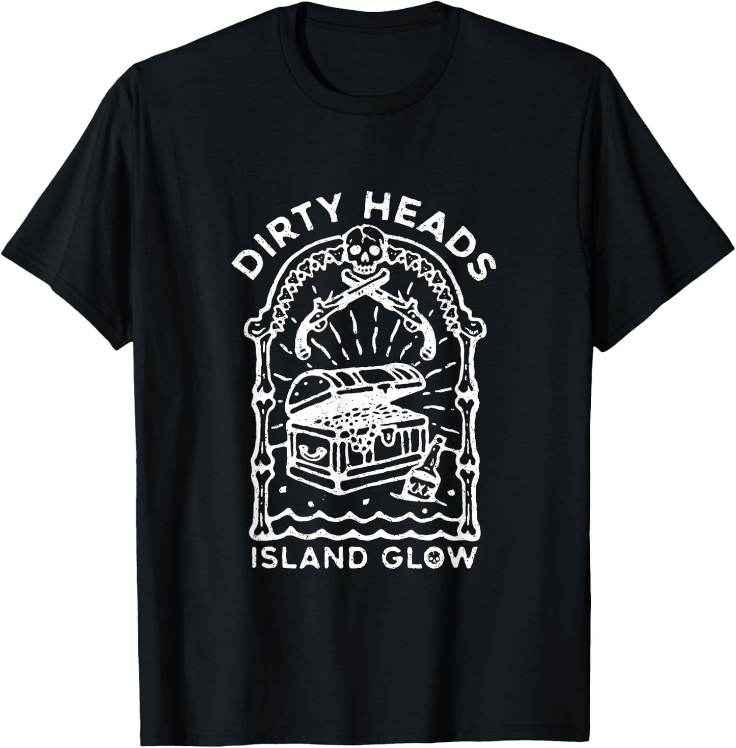 Heads Dirty Island Glow Apparel T-Shirt - T-Shirt | Black