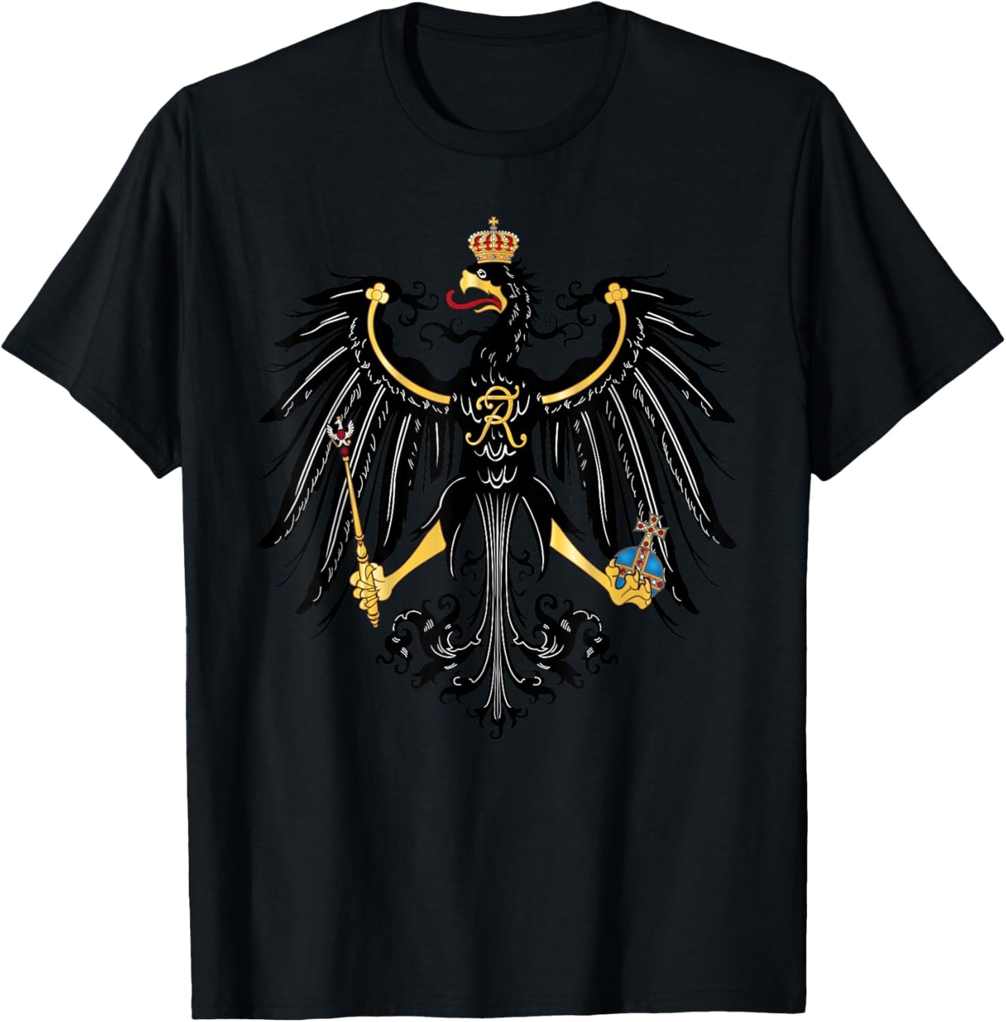 Prussia Coat of Arms Patriot Germany T-Shirt - T-Shirt | Black