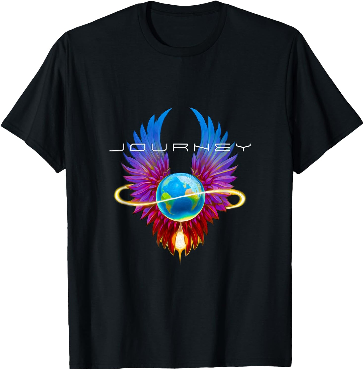 Journey Official Infinity Wings T-Shirt - T-Shirt | Black