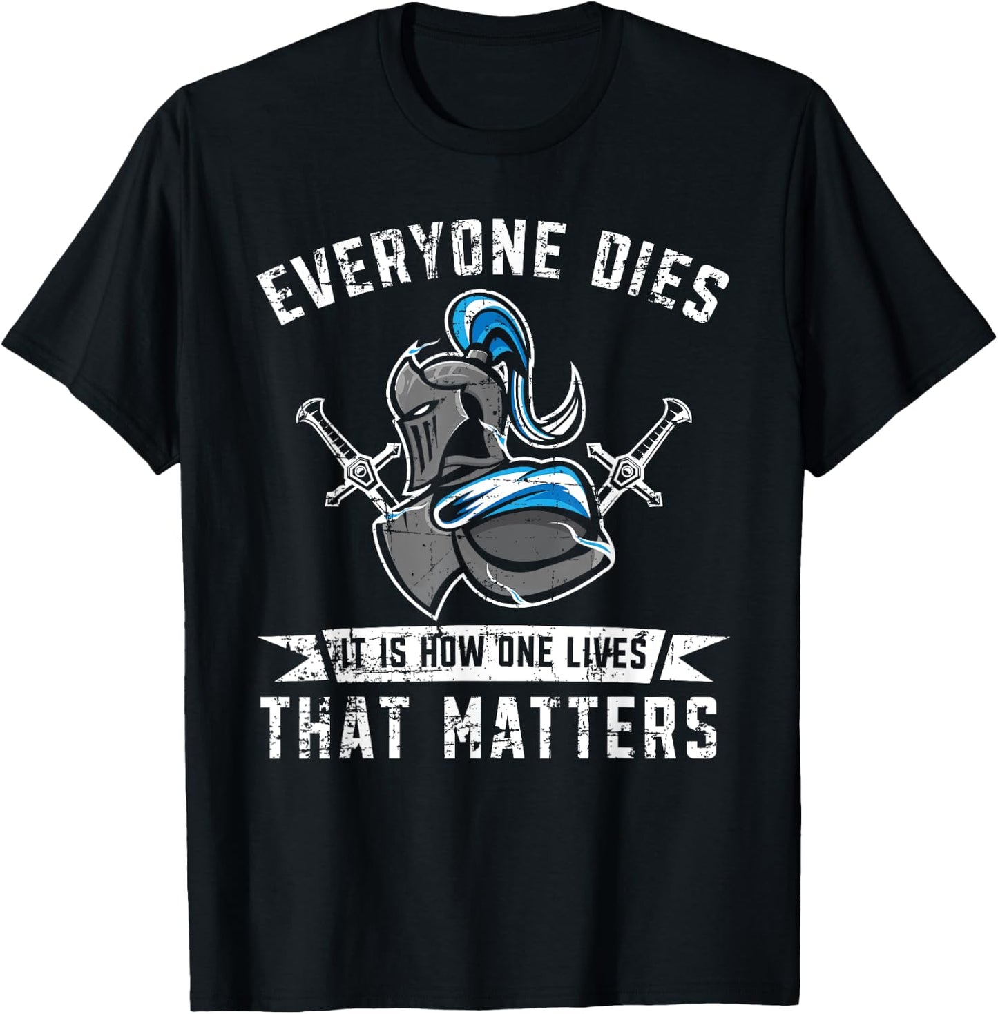 Knight Lover Medieval Soldier Knighthood Warrior T-Shirt - T-Shirt | Black
