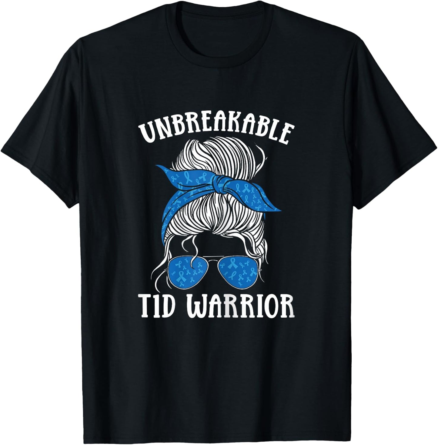 Diabetes Awareness Type 1 Diabetes Unbreakable T1D Warrior T-Shirt - T-Shirt | Black